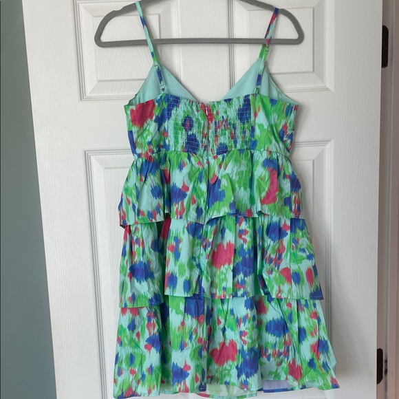 Peach Love California Ruffle Mini Dress S - Picture 4 of 4